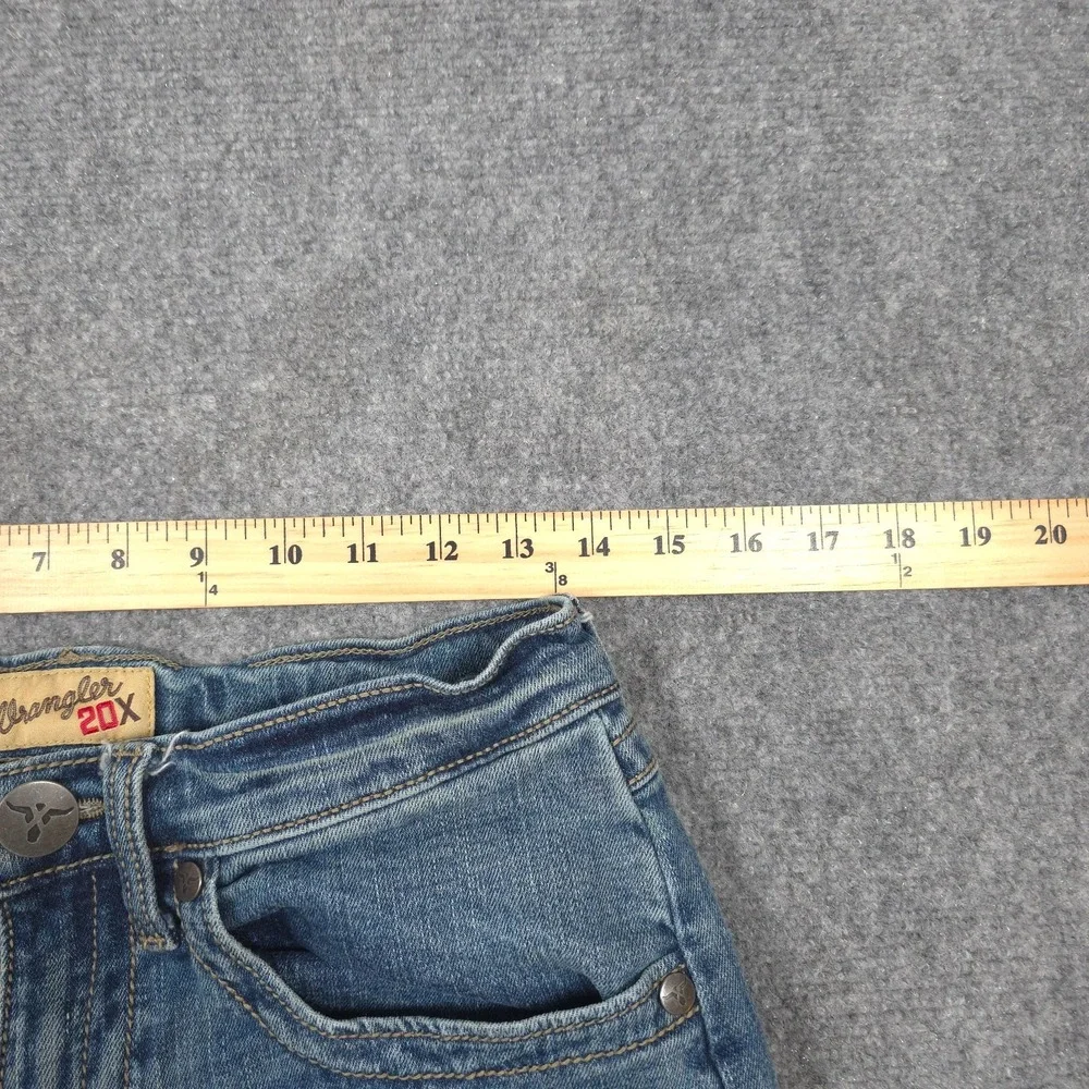 Wrangler 20X Jeans Mens 28x32 Blue Western Slim Straight Style 44 Whiskered